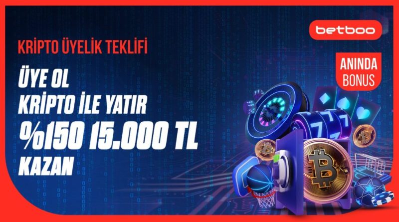 Betboo Bitcoin İlk Üyelik Bonusu, En İyi Bitcoin Bahis Sitesi